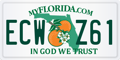FL license plate ECWZ61