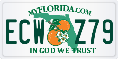 FL license plate ECWZ79