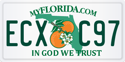 FL license plate ECXC97