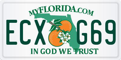 FL license plate ECXG69