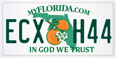 FL license plate ECXH44