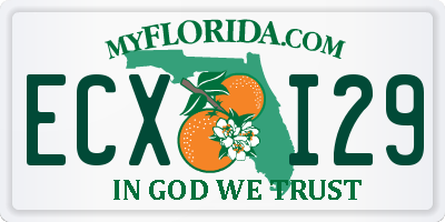 FL license plate ECXI29