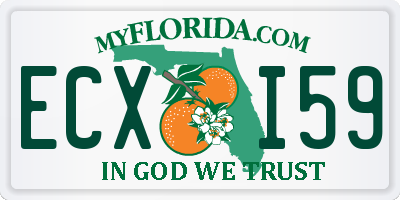 FL license plate ECXI59