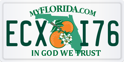 FL license plate ECXI76