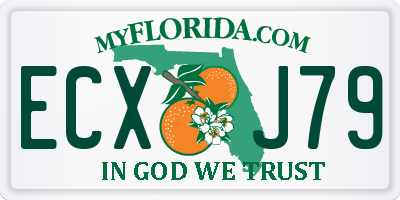 FL license plate ECXJ79