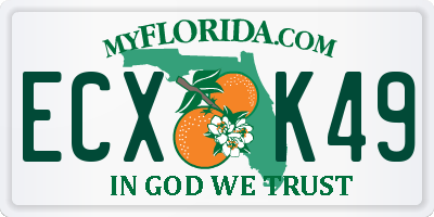 FL license plate ECXK49