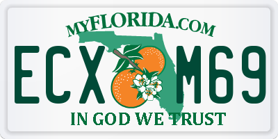 FL license plate ECXM69