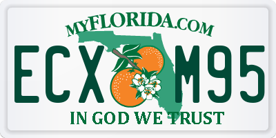 FL license plate ECXM95