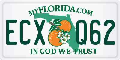 FL license plate ECXQ62