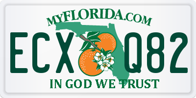 FL license plate ECXQ82