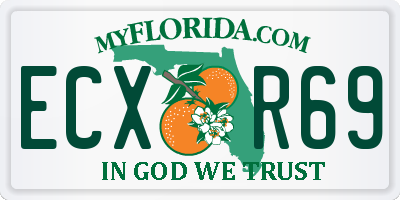 FL license plate ECXR69