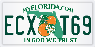 FL license plate ECXT69