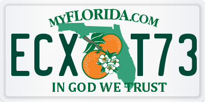 FL license plate ECXT73