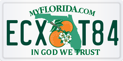 FL license plate ECXT84