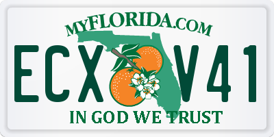 FL license plate ECXV41