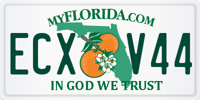 FL license plate ECXV44