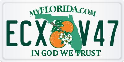 FL license plate ECXV47