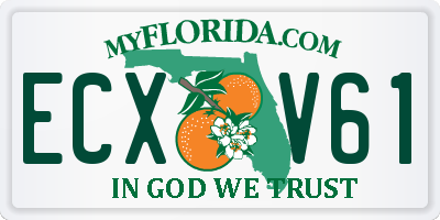 FL license plate ECXV61