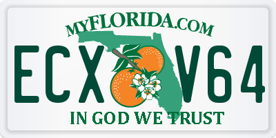 FL license plate ECXV64