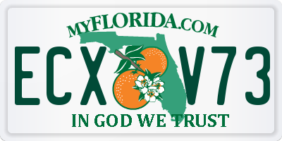 FL license plate ECXV73