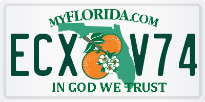 FL license plate ECXV74