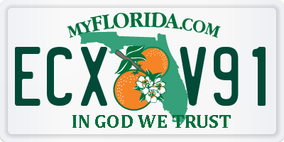 FL license plate ECXV91
