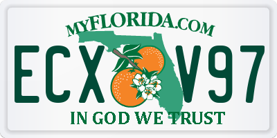 FL license plate ECXV97