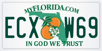 FL license plate ECXW69