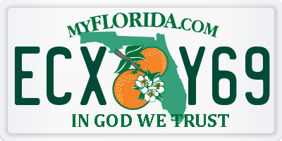 FL license plate ECXY69