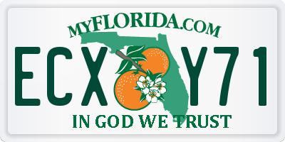FL license plate ECXY71