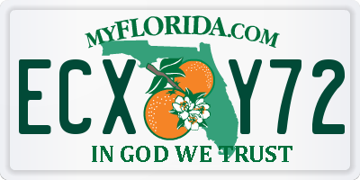 FL license plate ECXY72
