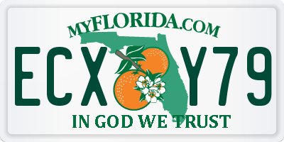 FL license plate ECXY79