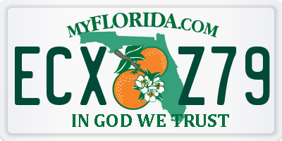 FL license plate ECXZ79