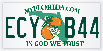 FL license plate ECYB44