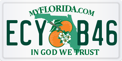 FL license plate ECYB46