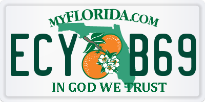 FL license plate ECYB69
