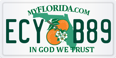 FL license plate ECYB89