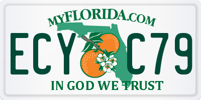 FL license plate ECYC79