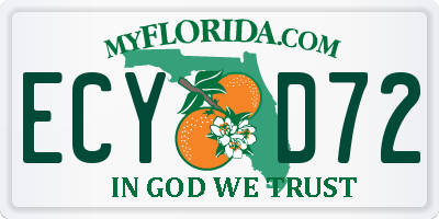 FL license plate ECYD72