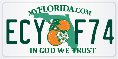 FL license plate ECYF74
