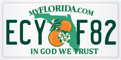 FL license plate ECYF82