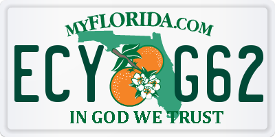 FL license plate ECYG62