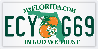 FL license plate ECYG69