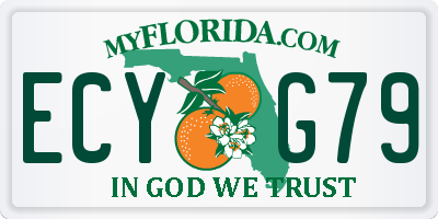 FL license plate ECYG79