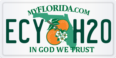 FL license plate ECYH20