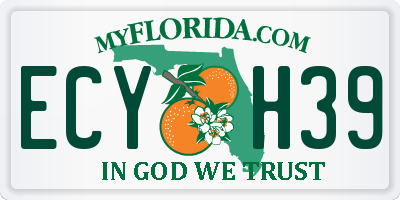 FL license plate ECYH39