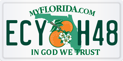 FL license plate ECYH48