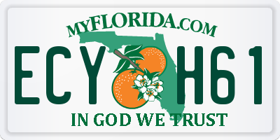 FL license plate ECYH61
