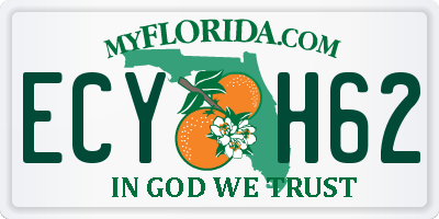 FL license plate ECYH62