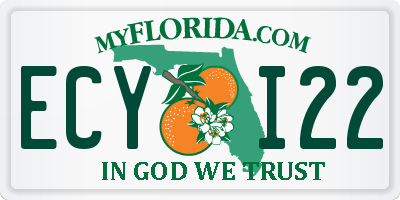 FL license plate ECYI22